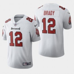 Tampa Bay Buccaneers #12 Tom Brady White Men's 2020 Vapor Limited NFL Jersey