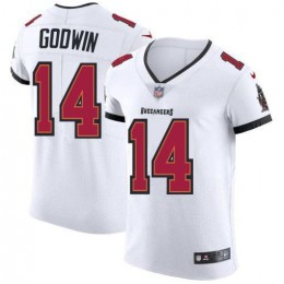 Tampa Bay Buccaneers #14 Chris Godwin Men's White Vapor Elite Jersey