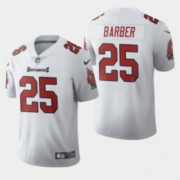 Tampa Bay Tampa Bay Buccaneers #25 Peyton Barber White Men's 2020 Vapor Limited NFL Jersey