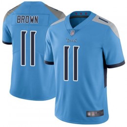 Tennessee Titans #11 A.J. Brown Light Blue Alternate Men Stitched NFL Vapor Untouchable Limited Jersey Men