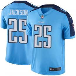 Tennessee Titans #25 Adoree’ Jackson Light Blue Men Stitched NFL Limited Rush Jersey Men