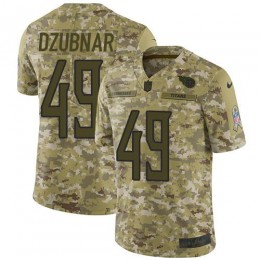 Tennessee Titans #49 Nick Dzubnar Camo Men Stitched NFL Limited 2018 Salute To Service Jersey Men