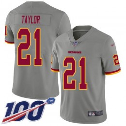 Commanders #21 Sean Taylor Gray Men Stitched NFL Limited Inverted Legend 100th Season Jersey