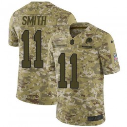 Washington Commanders #11 Alex Smith Camo Men Stitched NFL Limited 2018 Salute to Service Jersey Men