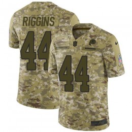 Washington Commanders #44 John Riggins Camo Men Stitched NFL Limited 2018 Salute to Service Jersey Men