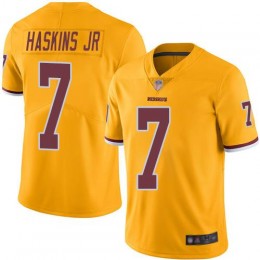 Washington Commanders #7 Dwayne Haskins Jr Gold Men Stitched NFL Limited Rush Jersey Men