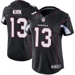 Arizona Cardinals #13 Christian Kirk Black Alternate Women's Stitched NFL Vapor Untouchable Limited Jersey
