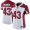 Arizona Cardinals #43 Haason Reddick White Women's Stitched NFL Vapor Untouchable Limited Jersey