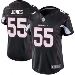 Arizona Cardinals #55 Chandler Jones Black Alternate Women's Stitched NFL Vapor Untouchable Limited Jersey