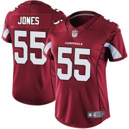 Arizona Cardinals #55 Chandler Jones Red Team Color Women's Stitched NFL Vapor Untouchable Limited Jersey