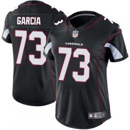 Arizona Cardinals #73 Max Garcia Black Alternate Women's Stitched NFL Vapor Untouchable Limited Jersey