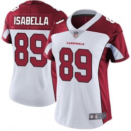 Arizona Cardinals #89 Andy Isabella White Women's Stitched NFL Vapor Untouchable Limited Jersey