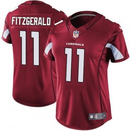 Cardinals #11 Larry Fitzgerald Red Team Color Women's Stitched NFL Vapor Untouchable Limited Jersey