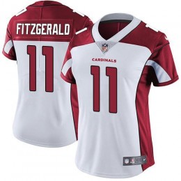 Cardinals #11 Larry Fitzgerald White Women's Stitched NFL Vapor Untouchable Limited Jersey