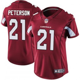 Cardinals #21 Patrick Peterson Red Team Color Women's Stitched NFL Vapor Untouchable Limited Jersey