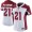 Cardinals #21 Patrick Peterson White Women's Stitched NFL Vapor Untouchable Limited Jersey