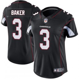 Cardinals #3 Budda Baker Black Alternate Women's Stitched NFL Vapor Untouchable Limited Jersey