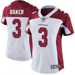 Cardinals #3 Budda Baker White Women's Stitched NFL Vapor Untouchable Limited Jersey