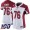 Cardinals #76 Marcus Gilbert White Women's Stitched NFL 100th Season Vapor Untouchable Limited Jersey