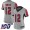 Atlanta Falcons #12 Mohamed Sanu Sr Silver Women's Stitched NFL Limited Inverted Legend 100th Season Jersey
