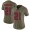 Atlanta Falcons #21 Deion Sanders Olive Women's Stitched NFL Limited 2017 Salute to Service Jersey