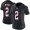 Atlanta Falcons #2 Matt Ryan Black Alternate Women's Stitched NFL Vapor Untouchable Limited Jersey