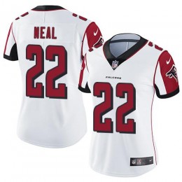 Atlanta Falcons #22 Keanu Neal White Women's Stitched NFL Vapor Untouchable Limited Jersey