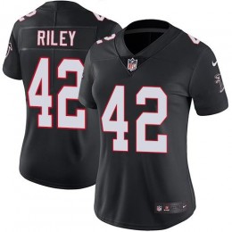 Atlanta Falcons #42 Duke Riley Black Alternate Women's Stitched NFL Vapor Untouchable Limited Jersey