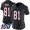 Atlanta Falcons #81 Hayden Hurst Black Alternate Women's Stitched NFL 100th Season Vapor Untouchable Limited Jersey