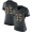 Baltimore Ravens #35 Gus Edwards Black Women's Stitched NFL Limited 2016 Salute to Service Jersey
