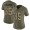 Baltimore Ravens #35 Gus Edwards Olive/Camo Women's Stitched NFL Limited 2017 Salute To Service Jersey