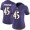 Baltimore Ravens #45 Jaylon Ferguson Purple Team Color Women's Stitched NFL Vapor Untouchable Limited Jersey