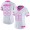 Baltimore Ravens #89 Mark Andrews White/Pink Women's Stitched NFL Limited Rush Fashion Jersey
