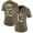 Baltimore Ravens #93 Calais Campbell Olive/Gold Women's Stitched NFL Limited 2017 Salute To Service Jersey