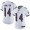 Ravens #14 Kyle Hamilton White Women's Stitched NFL Vapor Untouchable Limited Jersey
