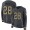 Carolina Panthers #28 Mike Davis Anthracite Salute to Service Women's Stitched NFL Limited Therma Long Sleeve Jersey