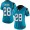 Carolina Panthers #28 Mike Davis Blue Alternate Women's Stitched NFL Vapor Untouchable Limited Jersey