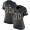 Carolina Panthers #30 Stephen Curry Black Women's Stitched NFL Limited 2016 Salute to Service Jersey