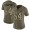 Carolina Panthers #54 Shaq Thompson Olive/Camo Women's Stitched NFL Limited 2017 Salute to Service Jersey