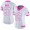 Carolina Panthers #67 Ryan Kalil White/Pink Women's Stitched NFL Limited Rush Fashion Jersey