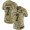Carolina Panthers #7 Kyle Allen Camo Women's Stitched NFL Limited 2018 Salute to Service Jersey