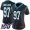 Carolina Panthers #97 Yetur Gross-Matos Black Team Color Women's Stitched NFL 100th Season Vapor Untouchable Limited Jersey