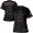Bears #4 Eddie Jackson Black Women's NFL Fashion Game Jersey