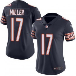 Chicago Bears #17 Anthony Miller Navy Blue Team Color Women's Stitched NFL Vapor Untouchable Limited Jersey