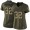 Chicago Bears #32 David Montgomery Green Women's Stitched NFL Limited 2015 Salute to Service Jersey