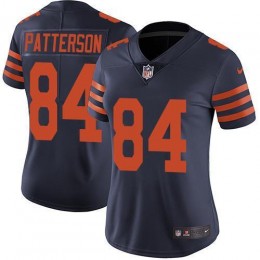 Chicago Bears #84 Cordarrelle Patterson Navy Blue Alternate Women's Stitched NFL Vapor Untouchable Limited Jersey