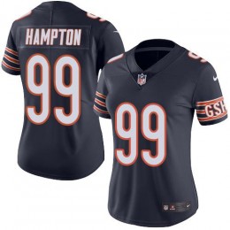 Chicago Bears #99 Dan Hampton Navy Blue Team Color Women's Stitched NFL Vapor Untouchable Limited Jersey