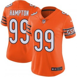 Chicago Bears #99 Dan Hampton Orange Women's Stitched NFL Limited Rush Jersey