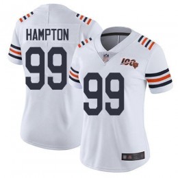 Chicago Bears #99 Dan Hampton White Alternate Women's Stitched NFL Vapor Untouchable Limited 100th Season Jersey