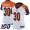Bengals #30 Jessie Bates III White Women's Stitched NFL 100th Season Vapor Limited Jersey